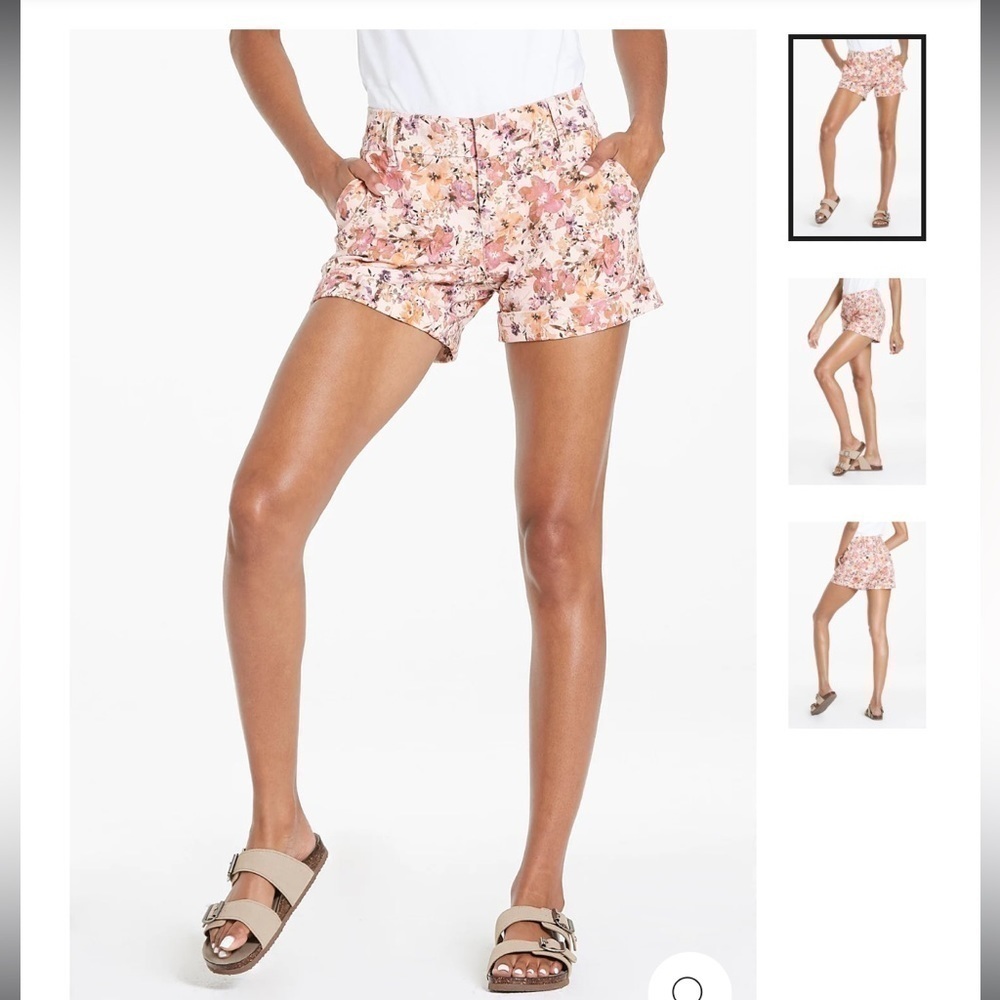 Dear John Hampton Short In The Garden Floral Plus Size 32 High Rise NWT